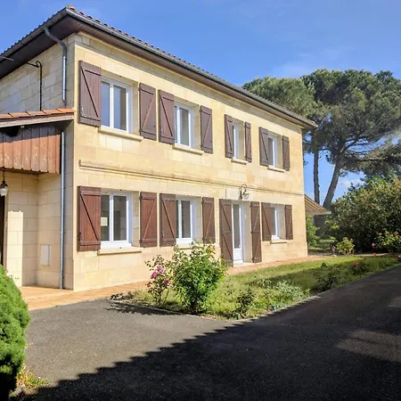 Villa Maison Zen En Pierre Avec Piscine Et Parc, Proche Bordeaux Et Saint-emilion Vayres (Gironde)